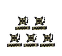 AYWTIUN Allenatore di giocoleria per il calcio 5-1 pz Cintura regolabile for allenamento con pallone da calcio, cintura for e attrezzatura elastica ausiliaria for il fitness(Black 5 PCS)