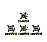 AYWTIUN Allenatore di giocoleria per il calcio 5-1 pz Cintura regolabile for allenamento con pallone da calcio, cintura for e attrezzatura elastica ausiliaria for il fitness(Black 4 PCS)