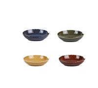 AYWTIUN fruttiera Leaf-shaped Ceramic Dishes Exquisite Small Material Creative Snack Plates Art Relief Craft Kiln centrotavola per frutta, snack, dessert