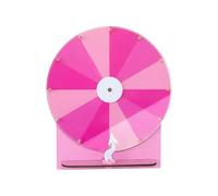 AYWTIUN La Ruota della Fortuna Ruota Girevole for premi, Superficie cancellabile a Secco, Gioco della Roulette da Tavolo for Adulti, di Squadra, Ruota for(Pink)
