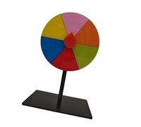 AYWTIUN La Ruota della Fortuna Tavolo da Gioco, Giradischi, Roulette, Estrazione a sorte, for riunioni, Feste di Compleanno, attività didattiche, Accessori, supermercati, Carnevale(6 Grids)