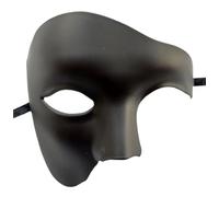 AYWTIUN Maschere da festa Maschere for feste Maschera for travestimento for con palla antica fantasma a mezzo occhio un(Black)