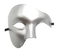 AYWTIUN Maschere da festa Maschere for feste Maschera for travestimento for con palla antica fantasma a mezzo occhio un(Silver1)