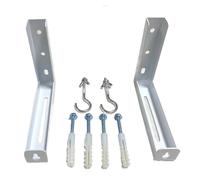 AYWTIUN Supporto per schermo proiettore Kit di ganci for montaggio su schermo for proiettore regolabile universale, staffa a L for appendere a parete, tenda for proiezione film(Color 1)