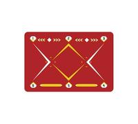 AYWTIUN Tappetino da Allenamento per Calcio Tappetino da Calcio for Allenamento con i Passi, 35,43x23,62 Pollici, Tavolo Portatile l'agilità, Gioco Antiscivolo(Size 4)