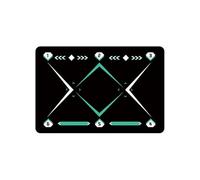 AYWTIUN Tappetino da Allenamento per Calcio Tappetino da Calcio for Allenamento dei Passi, Silenzioso, Antiscivolo, Portatile, for l'agilità(Color 3)