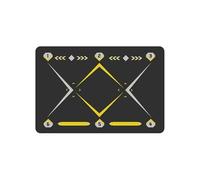 AYWTIUN Tappetino da Allenamento per Calcio Tappetino da Calcio for Allenamento dei Passi, Silenzioso, Antiscivolo, Portatile, for l'agilità(Color 1)