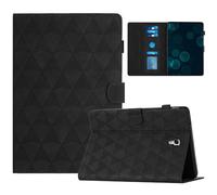 AYXYYDS Custodia per Samsung Galaxy Tab A 10.5" 2018 SM-T590/T595, Galaxy Tab A 10.5" PU Leather Folio Case, Portafoglio con Silicone Interno Case e Porta Carte（Auto Wake/Sleep） (Nero)