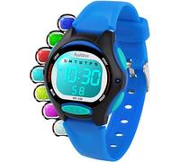 Ayybboo Orologio Digitale Bambino,7 LED Colorati,3ATM Impermeabile,Sveglia/Cronometro/Data,Orologio Sportivo da Polso per Ragazzi e Ragazze,Regalo Bambini 4-15 Anni