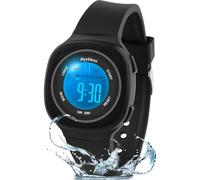 Ayybboo Orologio Digitale Bambino,7 LED Colorati,3ATM Impermeabile,Sveglia/Cronometro/Data,Orologio Sportivo da Polso per Ragazzi e Ragazze,Regalo Bambini 4-15 Anni
