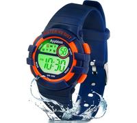 Ayybboo Orologio Digitale Bambino,7 LED Colorati,3ATM Impermeabile,Sveglia/Cronometro/Data,Orologio Sportivo da Polso per Ragazzi e Ragazze,Regalo Bambini 4-15 Anni
