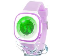 Ayybboo Orologio Digitale Bambino,7 LED Colorati,3ATM Impermeabile,Sveglia/Cronometro/Data,Orologio Sportivo da Polso per Ragazzi e Ragazze,Regalo Bambini 4-15 Anni