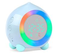 Ayybboo Sveglia Digitale per Bambini con Snooze,Luce Notturna,12/24 Ore,Sveglia da Comodino per Ragazzi e Ragazze,Facile da Usare per L'asilo,La Camera da Letto,il Soggiorno（Blu）