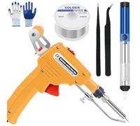 Ayyecoeeye - Saldatrice laser 3 in 1 per saldare, rimuovere la ruggine e tagliare tutti i metalli con 5 fili di stagno di ricambio e accessori (giallo)