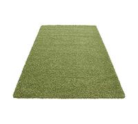 Ayyildiz Bellissimo tappeto a pelo lungo, a pelo alto, a pelo lungo, flokati 50 mm in vari colori e dimensioni, rotondo o quadrato, standard Oeko-Tex 100, Taglia:120 x 170 cm, Colore:Verde