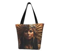 AYYQWE Antico Egitto Tribe Series Stampa Estate Borsa a tracolla Spiaggia Borsa a tracolla Viaggi Shopping Palestra Escursionismo Festa Eventi