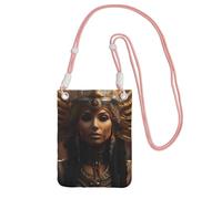 AYYQWE Antico Egitto Tribe Series Stampa Sottile Telefono Crossbody Bag Multiuso Sling Wallet per Viaggi Corsa Uso quotidiano, rosa, Taglia unica