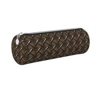 AYYQWE Astuccio cilindrico con stampa di spada samurai giapponese, elegante astuccio per penne, accessori per ufficio e cancelleria, Argento, One Size, Organizer per borse
