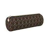 AYYQWE Astuccio cilindrico con stampa di spada samurai giapponese, elegante astuccio per penne, accessori per ufficio e cancelleria, Oro, One Size, Organizer per borse