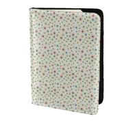 AYYQWE Atomic Stars - Custodia a portafoglio per passaporto, da viaggio, con stampa retrò, per uomo e donna, elegante, sicura e leggera, Nero , Taglia unica