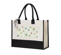 AYYQWE Atomic Stars Retro Stampa Tela Unisex Tote Bag Regalo Borse a Tracolla Grande Capacità Shopping Viaggi Ufficio