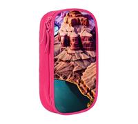 AYYQWE Beauty Grand Canyon, pratico astuccio con stampa a più scomparti, per ufficio, viaggi, scuola, arte e uso quotidiano, rosa, Taglia unica, Con tasca per il