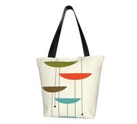 AYYQWE Borsa a tracolla da donna con stampa moderna di metà secolo moda leggera borsa a tracolla tote casual shopping quotidiano