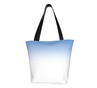 AYYQWE Borsa a tracolla estiva con stampa blu testurizzata borsa a tracolla da spiaggia borsa da viaggio shopping palestra escursionismo feste eventi