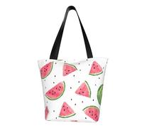 AYYQWE Borsa a tracolla estiva con stampa di anguria con frutta fresca, borsa a tracolla, da viaggio, shopping, palestra, escursionismo, feste, eventi