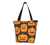 AYYQWE Borsa a tracolla estiva con stampa di zucche di Halloween, borsa a tracolla da spiaggia, viaggi, shopping, palestra, escursionismo, feste, eventi