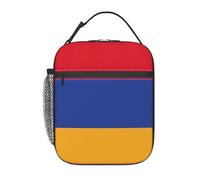 AYYQWE Borsa per il pranzo alla moda con stampa bandiera dell'Armenia Pratica borsa termica per pasto Tote pesca scuola uffici spiagge
