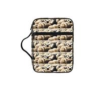 AYYQWE Borsa portaoggetti impermeabile con stampa di pecore e agnelli, per uomini e donne, per la chiesa domestica, il servizio di culto da viaggio