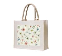 AYYQWE Borsa tote con motivo geometrico astratto con stampa spaziale elegante borsa riutilizzabile shopping in tela ecologica viaggi all'aperto tutti i giorni