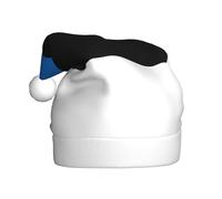 AYYQWE Cappello natalizio con bandiera dell'Estonia da uomo e da donna, cappello da Babbo Natale, per feste e feste