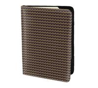 AYYQWE Cartella portadocumenti da viaggio per passaporto, da uomo e da donna, elegante, sicura e leggera, Nero , Taglia unica