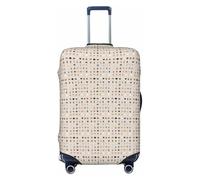 AYYQWE Copertura elastica per valigie con stampa di razza di cane, accessorio per la protezione dei bagagli da viaggio in famiglia, Nero , S, Bagaglio a mano