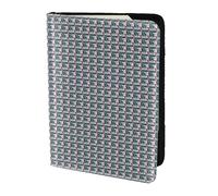 AYYQWE Custodia a portafoglio per passaporto da viaggio con stampa di pupazzi di neve felici di Natale, elegante e leggera, Nero , Taglia unica