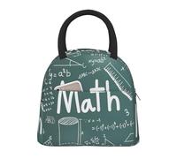 AYYQWE Formule Forme Teoria Matematica Lezione Parola Stampa Funzionale Isolato Pasti Borsa Tote Scuola Picnic Viaggi Quotidiano Routine