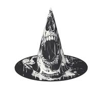AYYQWE Horror Ghost Skull Stampa Confortevole Unisex Carnevale Party Hat Cosplay Costume Celebrazioni in maschera