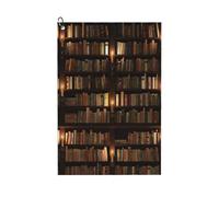 AYYQWE Libreria Libro Stampa Asciugamano Assorbente Golf Asciugamano Leggero Allenamento Spiaggia Escursioni Varie Occasioni