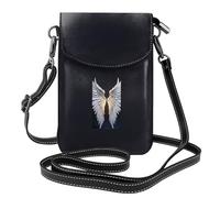 AYYQWE Mini borsa a tracolla da donna con stampa di ali d'angelo, leggera, alla moda, da viaggio, per tutti i giorni