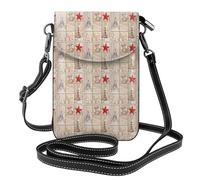 AYYQWE Mini borsa a tracolla da donna con stampa di stelle marine e barca, da spiaggia, leggera, alla moda, da viaggio, per tutti i giorni