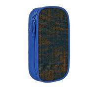 AYYQWE Programmazione Codice 1 Stampa Pratico Astuccio Multiscomparto Ufficio Viaggi Scuola Arte Forniture Quot, Blu, Taglia unica, Con tasca per il