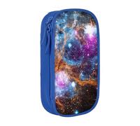 AYYQWE Universo Galaxy Spazio Stampa Pratico Astuccio Multiscomparto Ufficio Viaggi Scuola Arte Articoli Quotidiani, Blu, Taglia unica, Con tasca per il