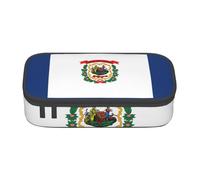AYYQWE West Virginia State Flag Print Versatile Grande Capacità Astuccio 8,3 X 2 X 9,4 cm Borsa per Ufficio, Nero , Taglia unica