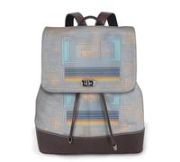 AYYQWE Zaino da donna con codice di programmazione stampato, elegante, versatile, per la spesa, per tutti i giorni, viaggi, lavoro