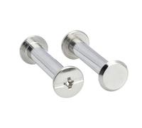 AYYSSM M2 M3 M4 M5 M6 304 Acciaio Inossidabile Borsa in Pelle Cintura Foto Album Libro Post Rilegatura Vite Chiodo Rivetto Bullone(35mm,10sets D4-M3)