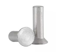 AYYSSM Rivetti a Testa Svasata Rivetti pieni in Alluminio(10mm,M3 (50Pcs))
