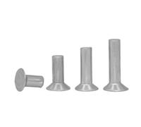 AYYSSM Rivetti a Testa Svasata Rivetto Solido in Alluminio M2-M8(16mm,M8 (50Pcs))