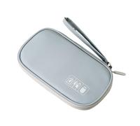 Ayztantine Borsa organizer portatile for accessori da viaggio for power bank, borsa portaoggetti for piccoli dispositivi elettronici portatili Borsa organizer per cavi(Blue)